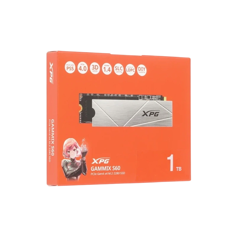 Твердотельный накопитель ADATA XPG 1000 Gb S60 Gray (AGAMMIXS60-1T-CS) BOX