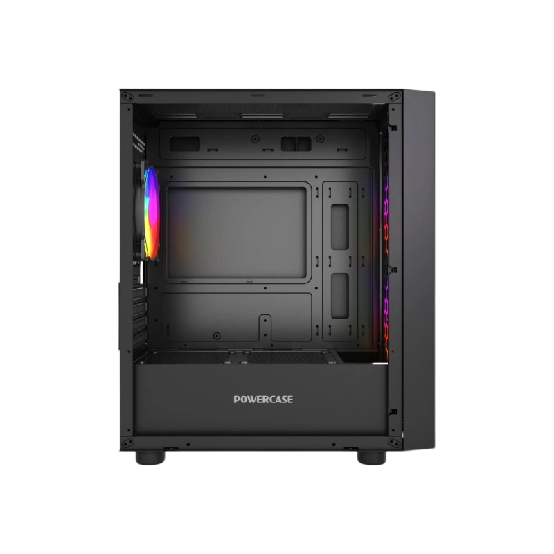 Компьютерный корпус Powercase Mistral Micro EM20 TG FRGB Black (CMMEM20B-L3)