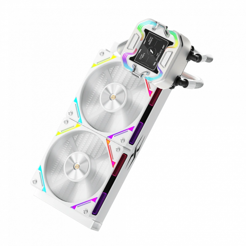 Система жидкостного охлаждения для процессора 1STPLAYER X-240 ARGB White (X-240-WH)