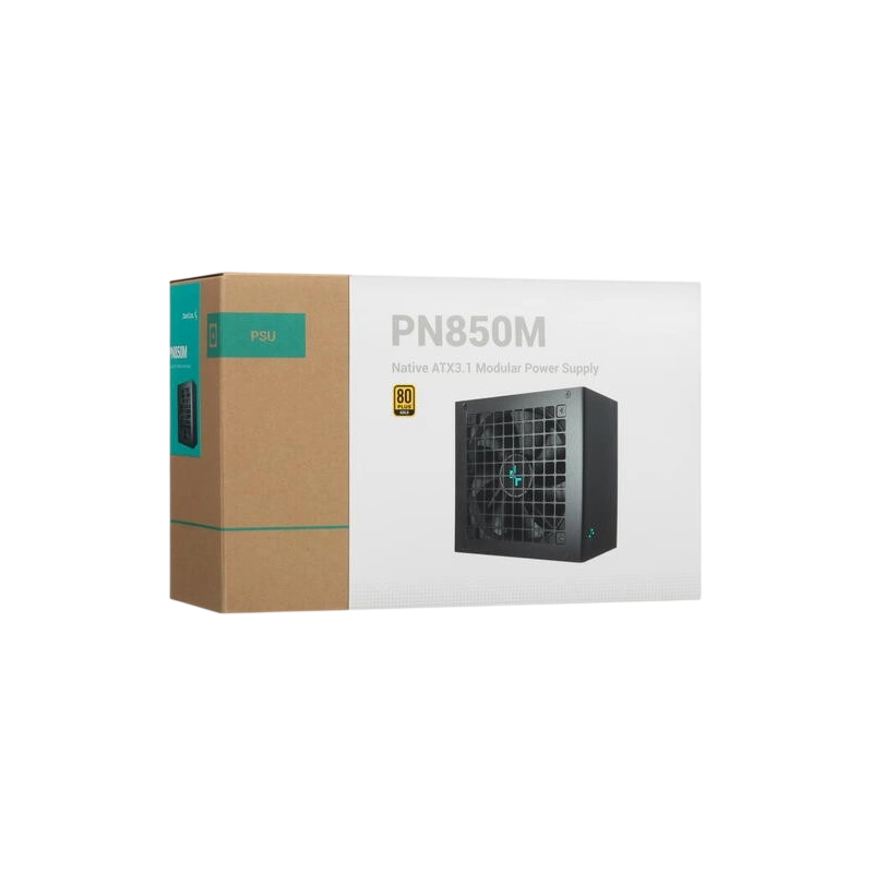 Блок питания Deepcool 850W PN850M (R-PN850M-FC0B-WGEU) 16 Pin (PCIe 5.0 Connector Cable Details) документация, кабельные стяжки, комплект кабелей, комплект крепежа