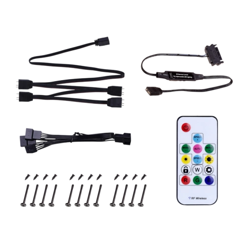 Вентилятор для корпуса ID-COOLING DF-12025-ARGB TRIO PWM ARGB