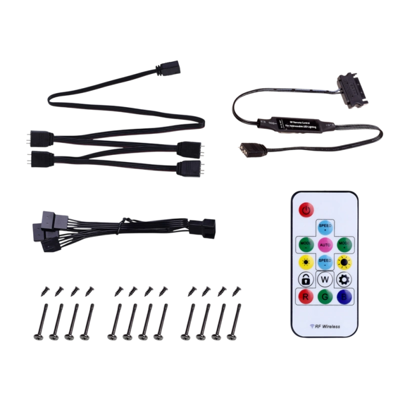 Вентилятор для корпуса ID-COOLING DF-12025-ARGB TRIO PWM ARGB