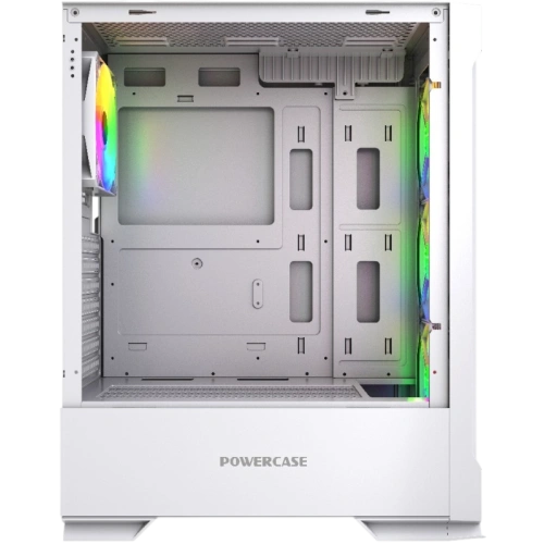 Компьютерный корпус Powercase Mistral AZ4W ARGB TG White (CMAZW-A4)