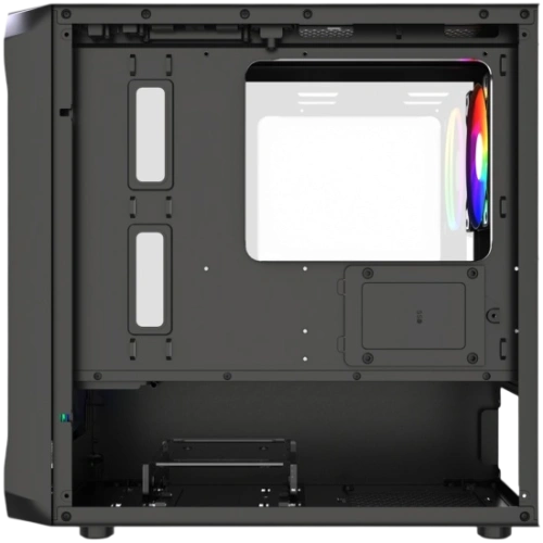 Компьютерный корпус Powercase Mistral Micro A3B ARGB V2 ARGB Black (CMMAB-A3-V2)