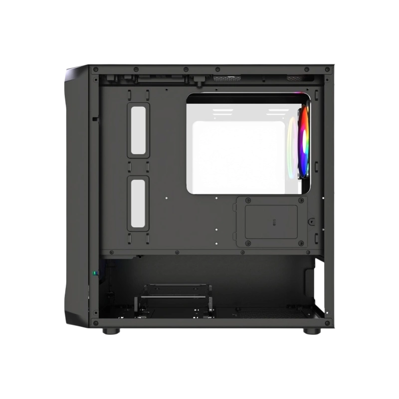 Компьютерный корпус Powercase Mistral Micro A3B ARGB V2 ARGB Black (CMMAB-A3-V2)