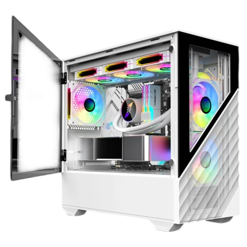 Компьютерный корпус 1STPLAYER DK D7 LED White (D7-WH-3F1-W) документация, набор крепежа