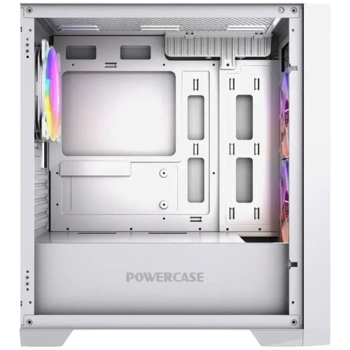 Компьютерный корпус Powercase ALISIO Micro Z3W ARGB V2 ARGB White (CAMZW-A3-V2)