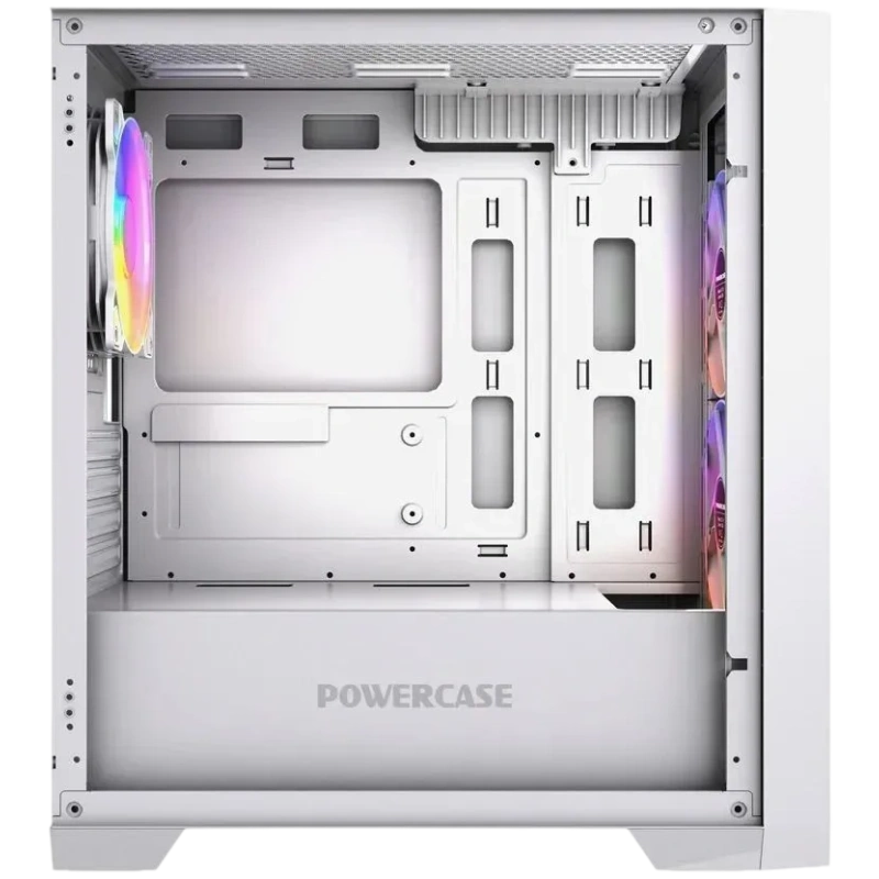 Компьютерный корпус Powercase ALISIO Micro Z3W ARGB V2 ARGB White (CAMZW-A3-V2)