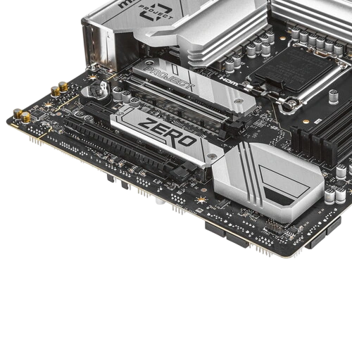Материнская плата MSI B760M PROJECT ZERO антенна Wi-Fi, документация, кабель SATA, крепеж для разъема M.2
