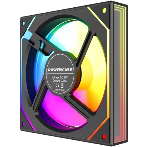 Вентилятор для корпуса Powercase (M52-12 ARGB) Black