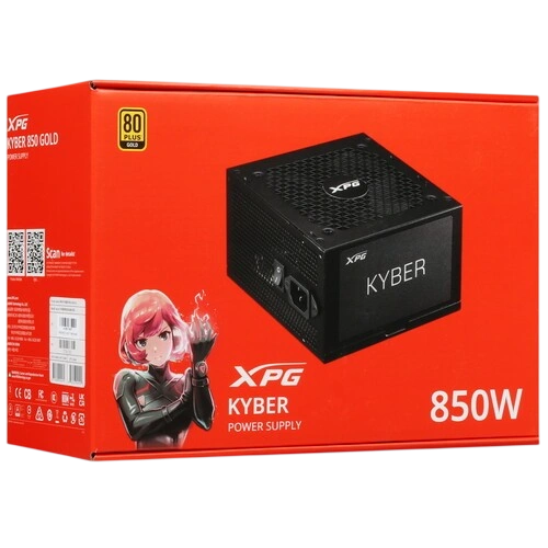 Блок питания ADATA XPG 850W KYBER (KYBER850G-BKCEU)