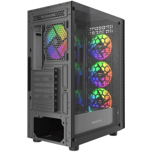 Компьютерный корпус Powercase Mistral EA18 TG ARGB Black (CMAEA18-A4)