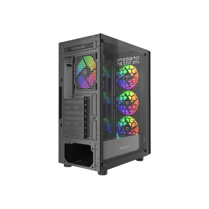 Компьютерный корпус Powercase Mistral EA18 TG ARGB Black (CMAEA18-A4)