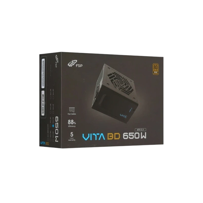 Блок питания FSP 650W VITA-650BD 16 Pin (PCIe 5.0 Connector Cable Details)