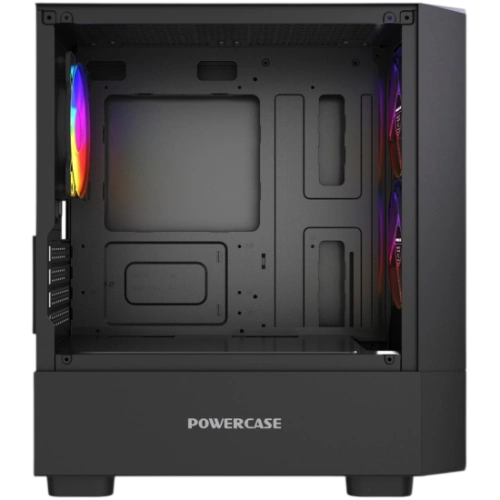 Компьютерный корпус Powercase Mistral Micro A15B FRGB Black (CMMA15B-L3)