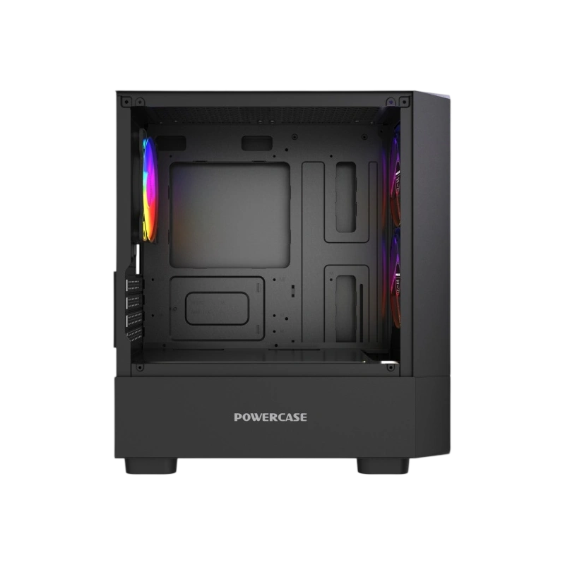 Компьютерный корпус Powercase Mistral Micro A15B FRGB Black (CMMA15B-L3)