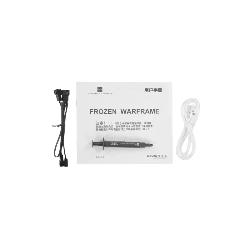 Система жидкостного охлаждения для процессора Thermalright Frozen Warframe 360 Ultra ARGB White (TRFW360UAW)