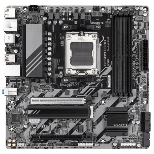 Материнская плата Gigabyte B850M DS3H документация, задняя планка