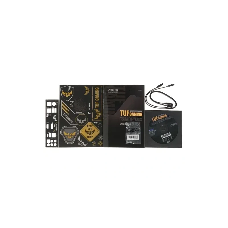 Материнская плата ASUS TUF GAMING B550M-PLUS 2 x кабель SATA, диск с ПО, документация, задняя планка, комплект наклеек