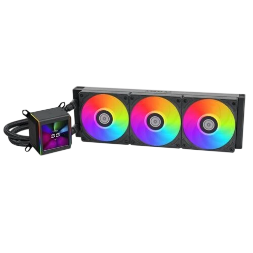 Система жидкостного охлаждения для процессора Lian Li GALAHAD II LCD 360 Black ARGB (GA2ALCD36B) (G89.GA2ALCD36B.R0) PWM