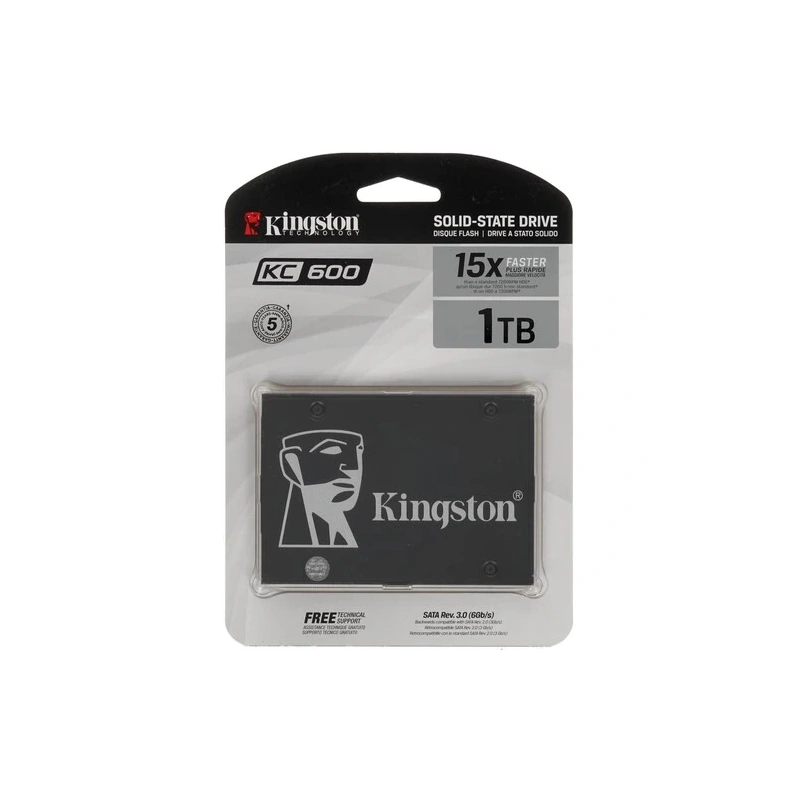 Твердотельный накопитель Kingston 1024 Gb KC600 (SKC600/1024G) BOX