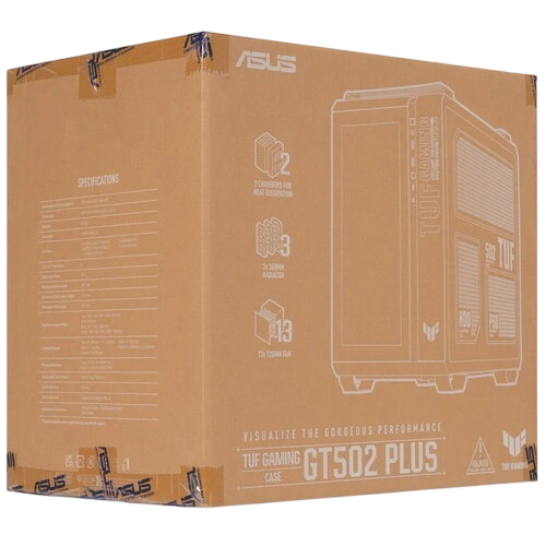 Компьютерный корпус ASUS TUF GAMING GT502 PLUS TG ARGB White (90DC0093-B19000)