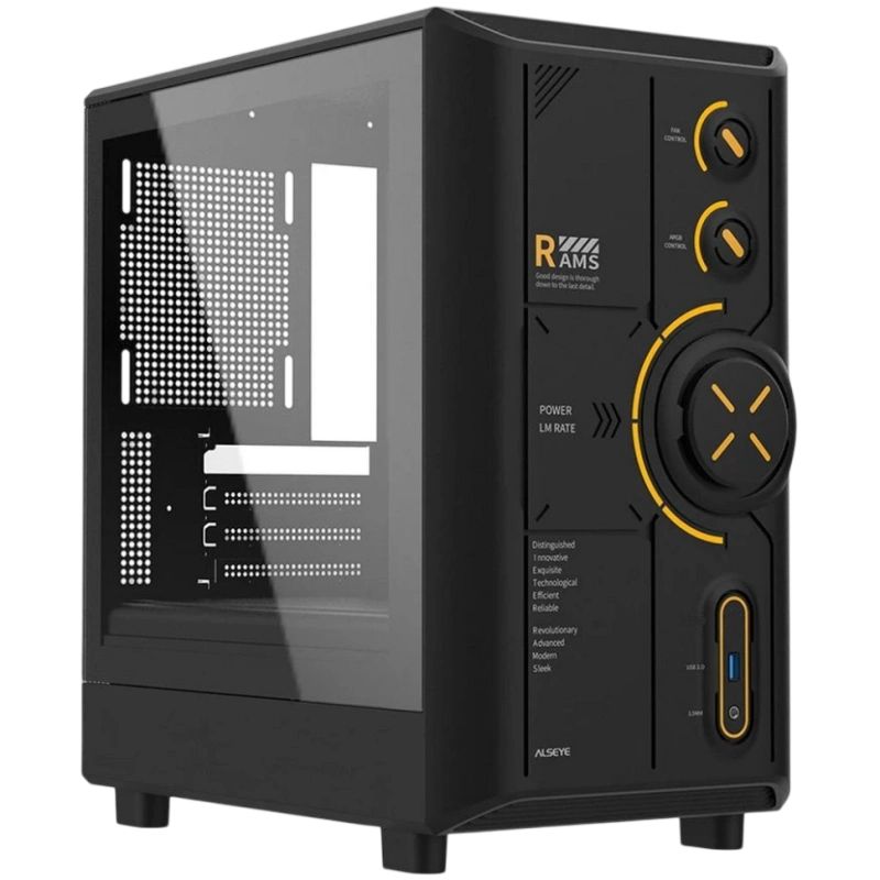 Компьютерный корпус ALSEYE RAMS 2.0 240-B Black (AS.07.0213)