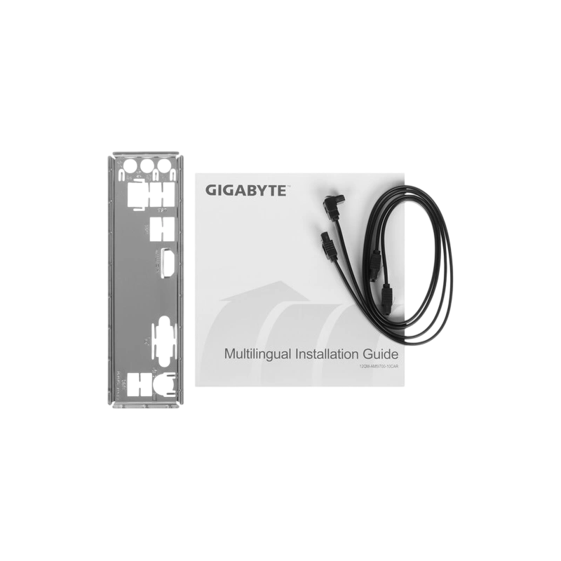 Материнская плата Gigabyte H610M H V2 документация, задняя планка