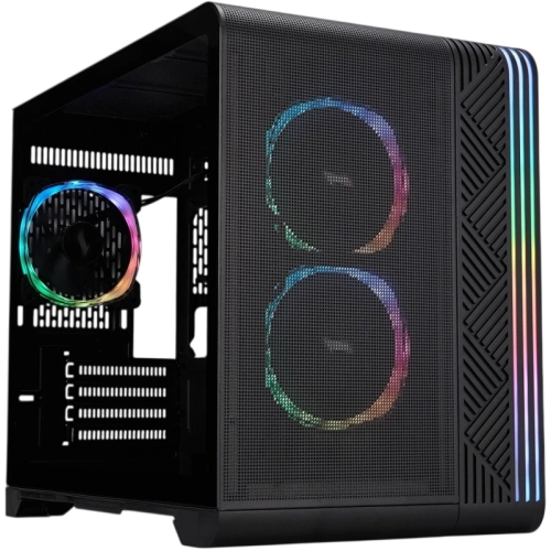 Компьютерный корпус 1STPLAYER VT6 ARGB Black (VT6-BK-3FS7)