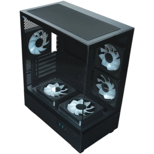 Компьютерный корпус XASTRA Q400M 5ARGB-C6-UC ARGB Black (Q400M-5FM12A-C6-UC)