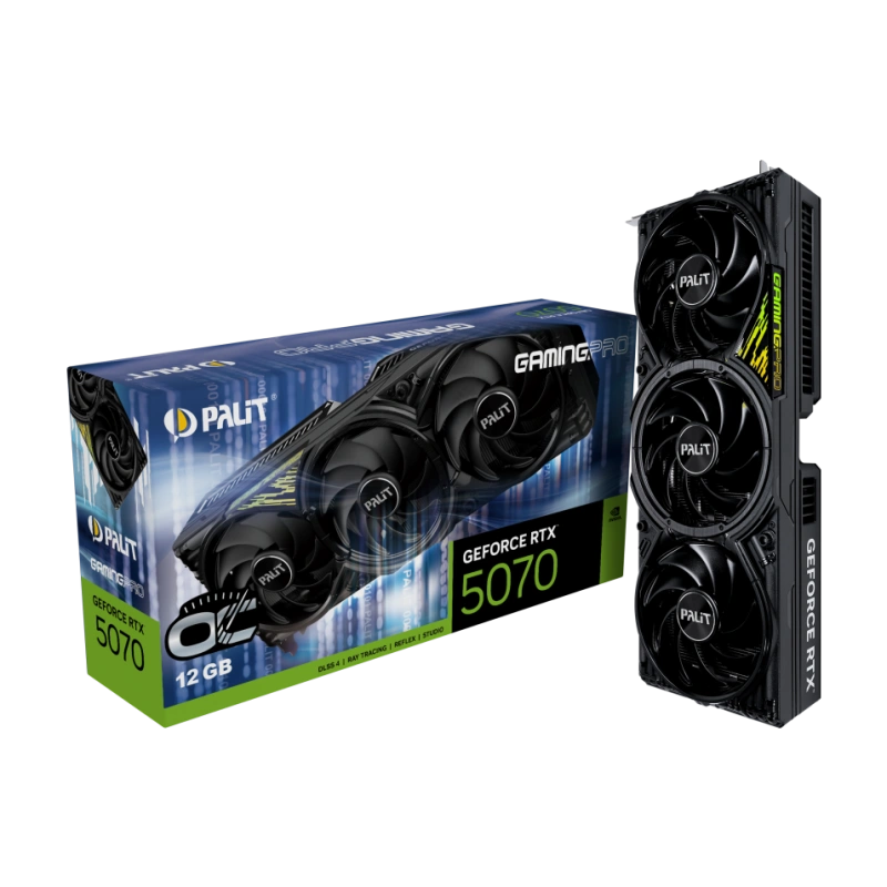 Видеокарта Palit (NE75070T19K9-GB2050A) GeForce RTX 5070 12GB GAMINGPRO OC