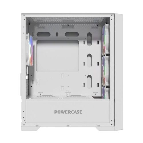 Компьютерный корпус Powercase ByteFlow Micro ARGB TG White (CAMBFW-A4)