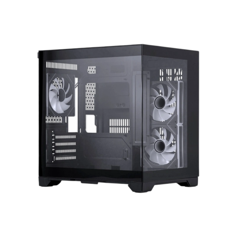 Компьютерный корпус 1STPLAYER MEGAVIEW MV5-TP ARGB Black (MV5-TP-BK-2FC7R-1FC7)