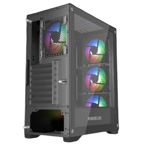 Компьютерный корпус Powercase ULTIMATE TG ARGB Black (CUB-A4)