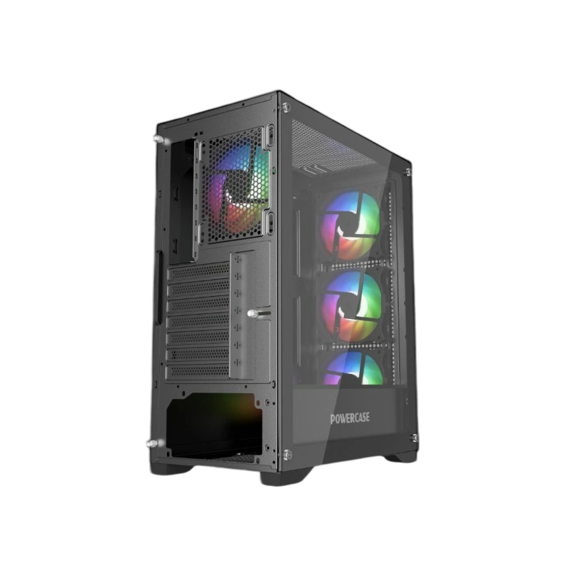 Компьютерный корпус Powercase ULTIMATE TG ARGB Black (CUB-A4)