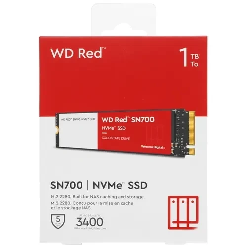 Твердотельный накопитель Western Digital 1000 Gb Red (WDS100T1R0C) BOX