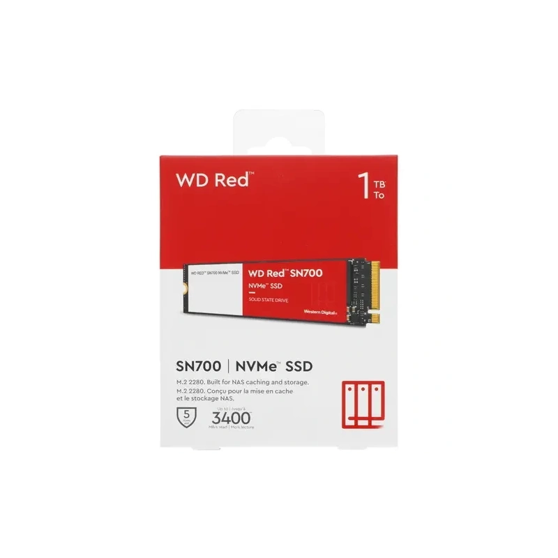 Твердотельный накопитель Western Digital 1000 Gb Red (WDS100T1R0C) BOX