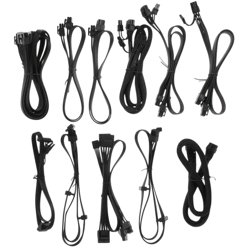 Блок питания MSI 750W MPG A750G (306-7ZP7A11-CE0) 16 Pin (PCIe 5.0 Connector Cable Details) документация, комплект кабелей, чехол