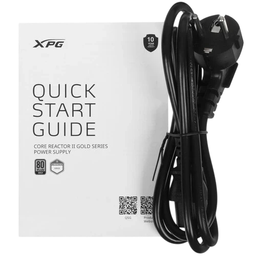 Блок питания ADATA XPG 650W CORE REACTOR II (COREREACTORII650G-BKCEU) 16 Pin (PCIe 5.0 Connector Cable Details)