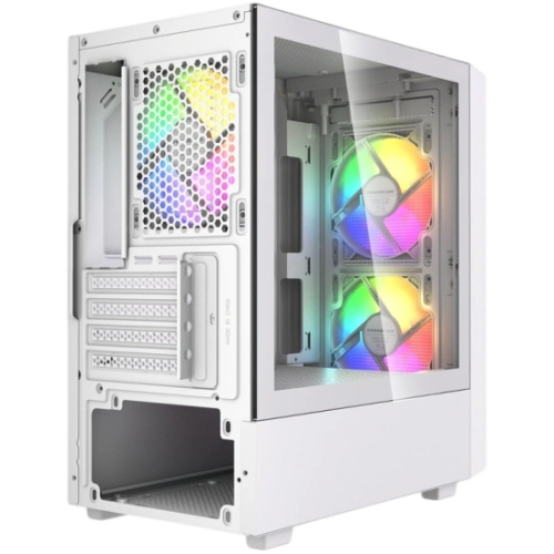 Компьютерный корпус Powercase Mistral SM02 TG ARGB White (CMMSM02W-A3)