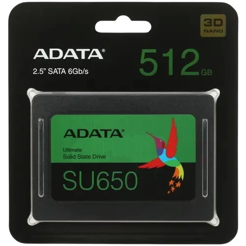 Твердотельный накопитель ADATA XPG 512 Gb SU650 SSD (ASU650SS-512GT-R)