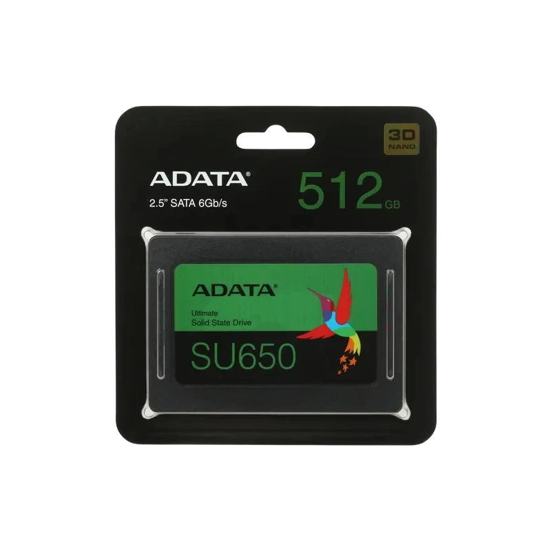 Твердотельный накопитель ADATA XPG 512 Gb SU650 SSD (ASU650SS-512GT-R)