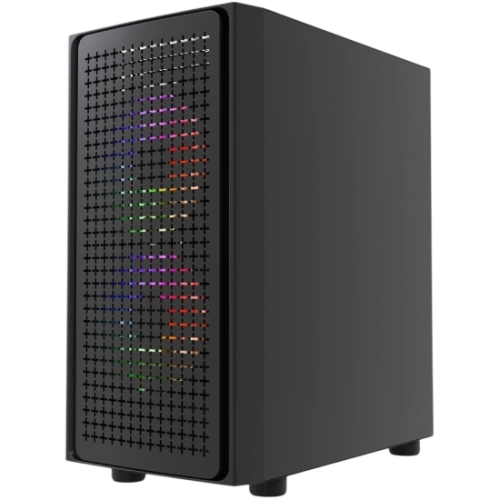 Компьютерный корпус Powercase Mistral Micro EM20 TG FRGB Black (CMMEM20B-L3)