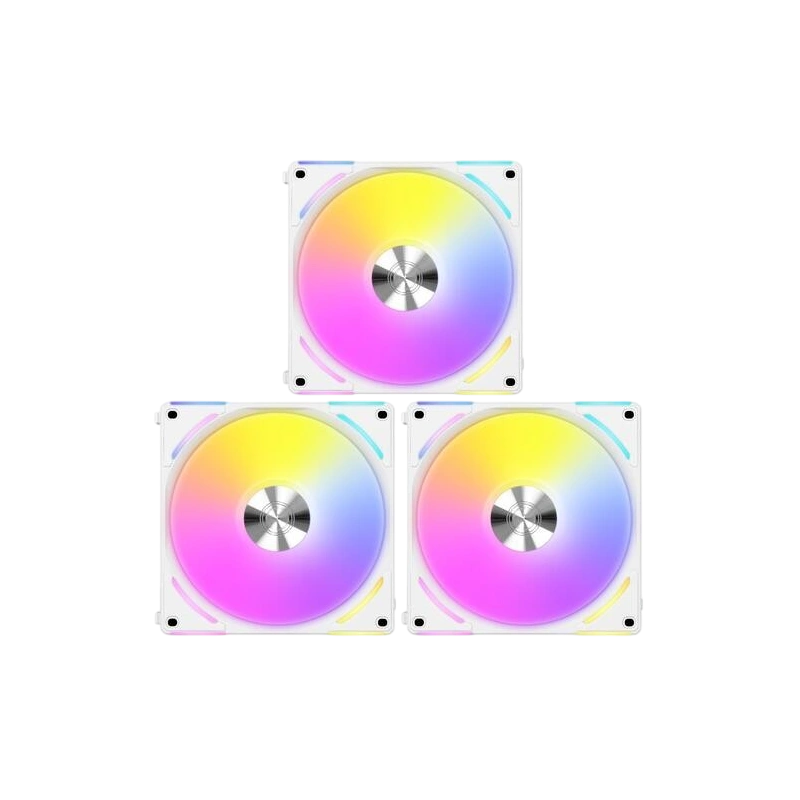 Комплект вентиляторов для корпуса Lian Li UNI FAN AL120 V2 ARGB White (G99.12ALV23W.R0) крепежа, удлинительный кабель