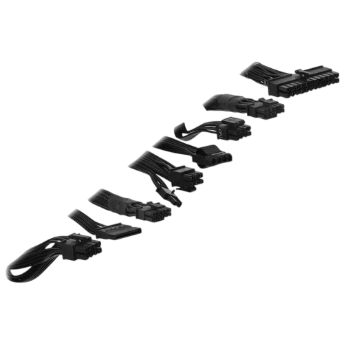 Блок питания Thermaltake 650W Smart BM3 0550 (PS-SPD-0650MNFABE-3) 16 Pin (PCIe 5.0 Connector Cable Details) документация, комплект кабелей, комплект крепежа