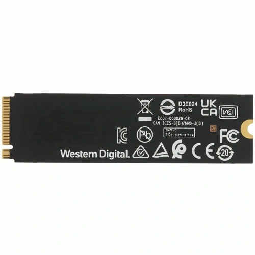 Твердотельный накопитель Western Digital 2000 Gb SN5000 Blue (WDBS3F0020BNC-WRSN) BOX