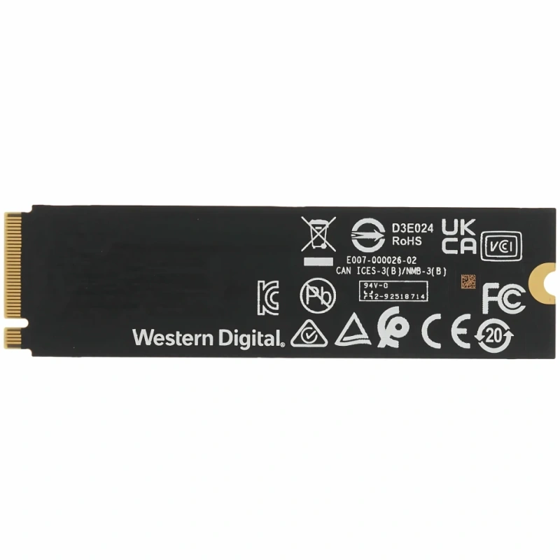 Твердотельный накопитель Western Digital 2000 Gb SN5000 Blue (WDBS3F0020BNC-WRSN) BOX