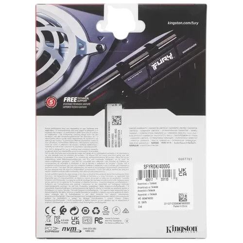 Твердотельный накопитель Kingston 4000 Gb (SFYRDK/4000G) BOX