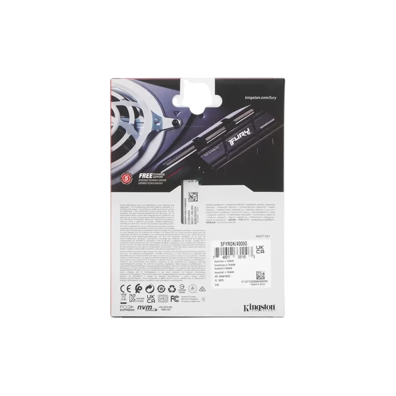 Твердотельный накопитель Kingston 4000 Gb (SFYRDK/4000G) BOX