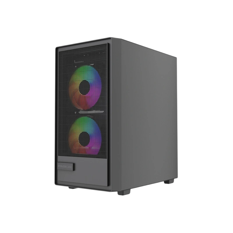 Компьютерный корпус Powercase Mistral SM02 TG ARGB Black (CMMSM02B-A3)